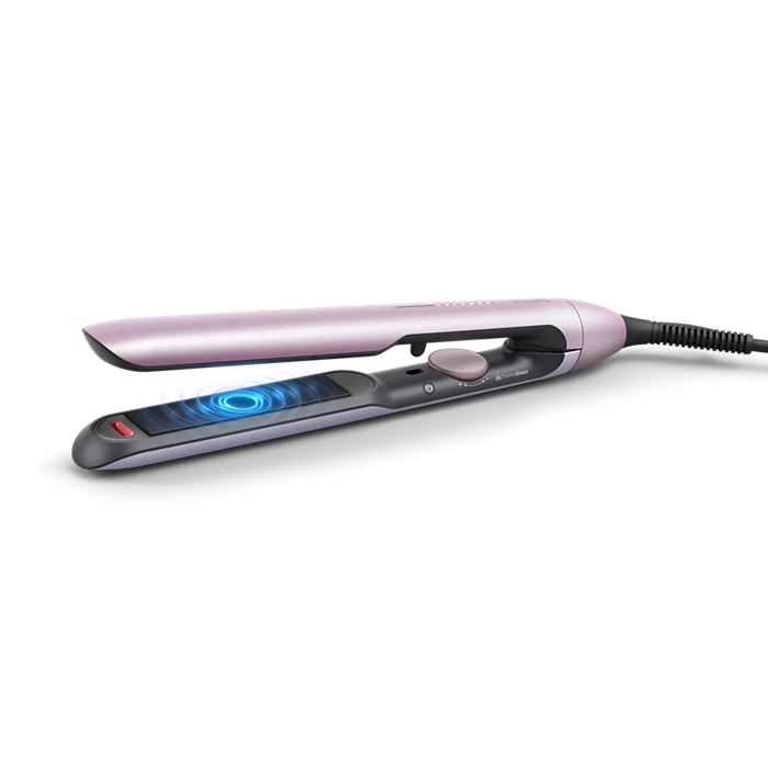 Philips Hair Straightener BHS530 ThermoShield 5000 Series – Ionic Care, Argan Oil Ceramic Plates, Light Pink