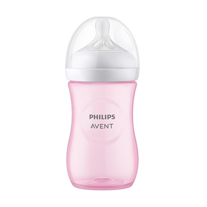 Philips Avent Natural Model: SCY903/11 Response Pink Baby Feeding Bottle (1+) - 260ml