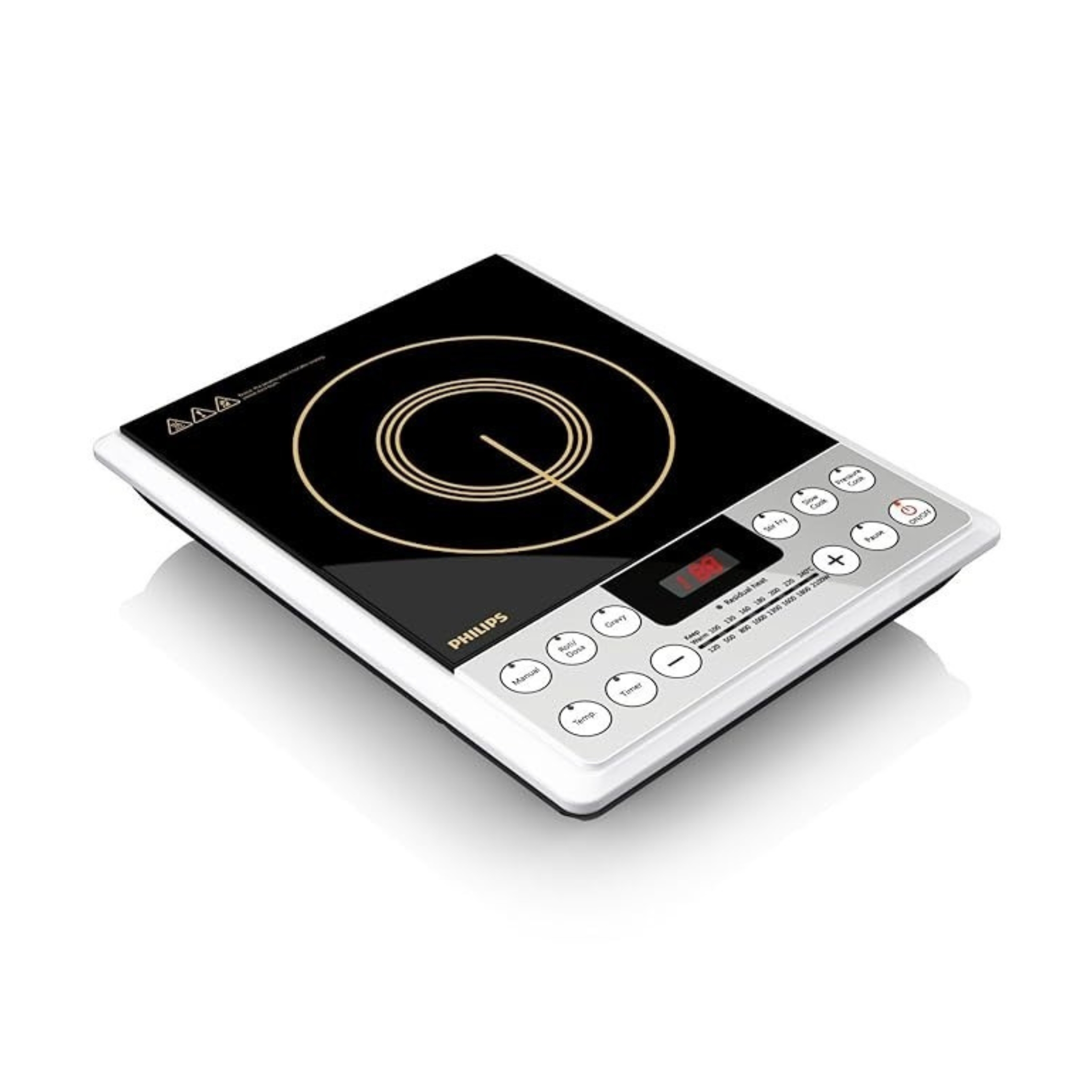 Philips HD4929 Induction Cooker with Auto-Off Function 2100-Watt (Black)