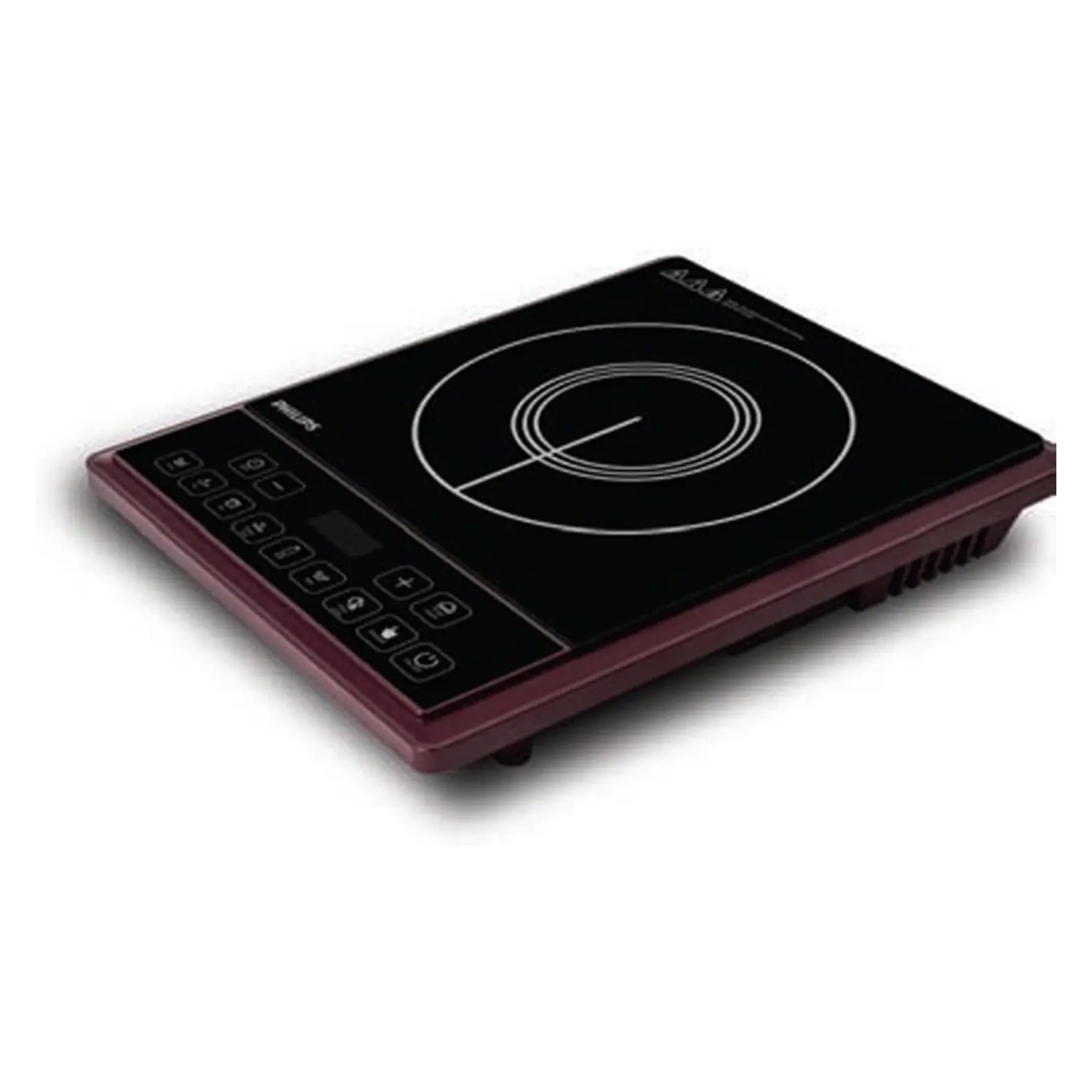 PHILIPS HD4994 2000W Induction Cooktop Push Button (Maroon)
