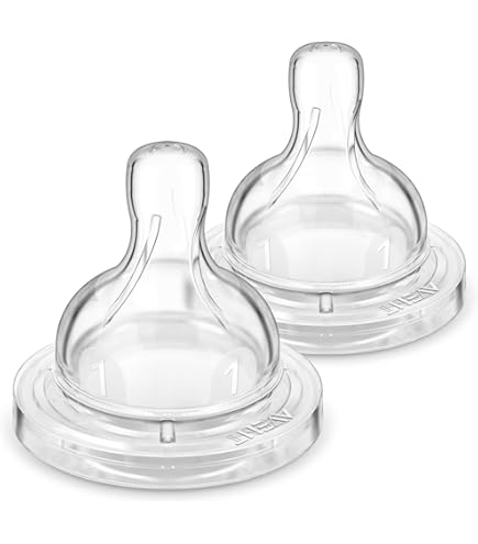 Philips AVENT Anti-Colic Nipple, Clear, 6 Month+ SCY764/02
