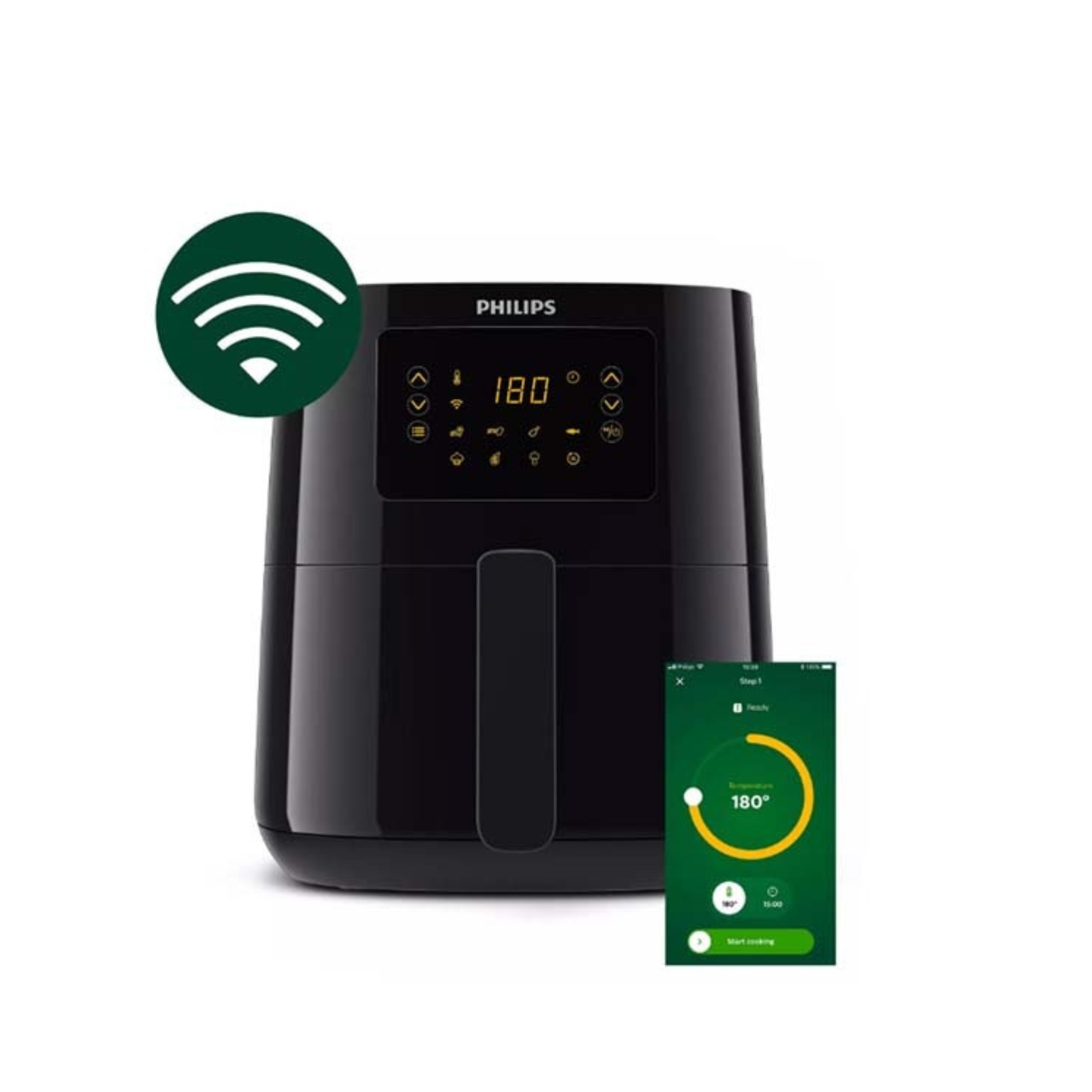 Philips Air Fryer HD9255/90 Digital 5000 Series Connected Smart – 4.1Ltr, Wi-Fi Enabled, 13-in-1 Cooking Functions