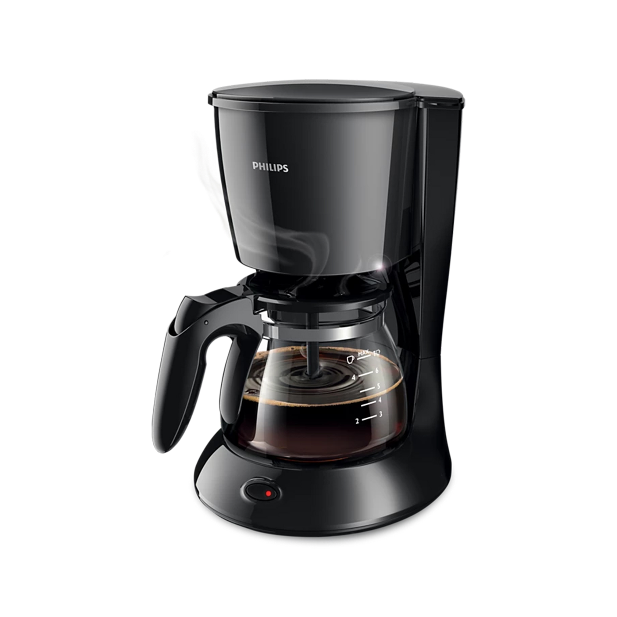 Philips HD7432/20 Drip Coffee Maker, 0.6 L, Ideal for 2-7 cups, 750W, Black, Medium .