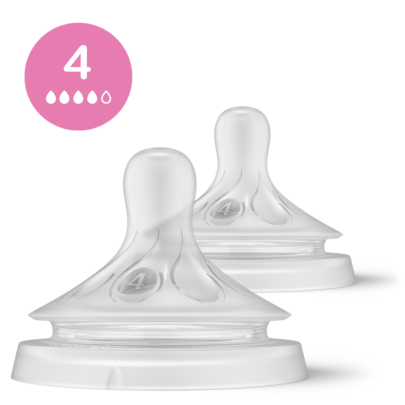 Philips Avent Natural  - SCY 964/02 || Response Teat, 3m+ 2Pcs Set Model