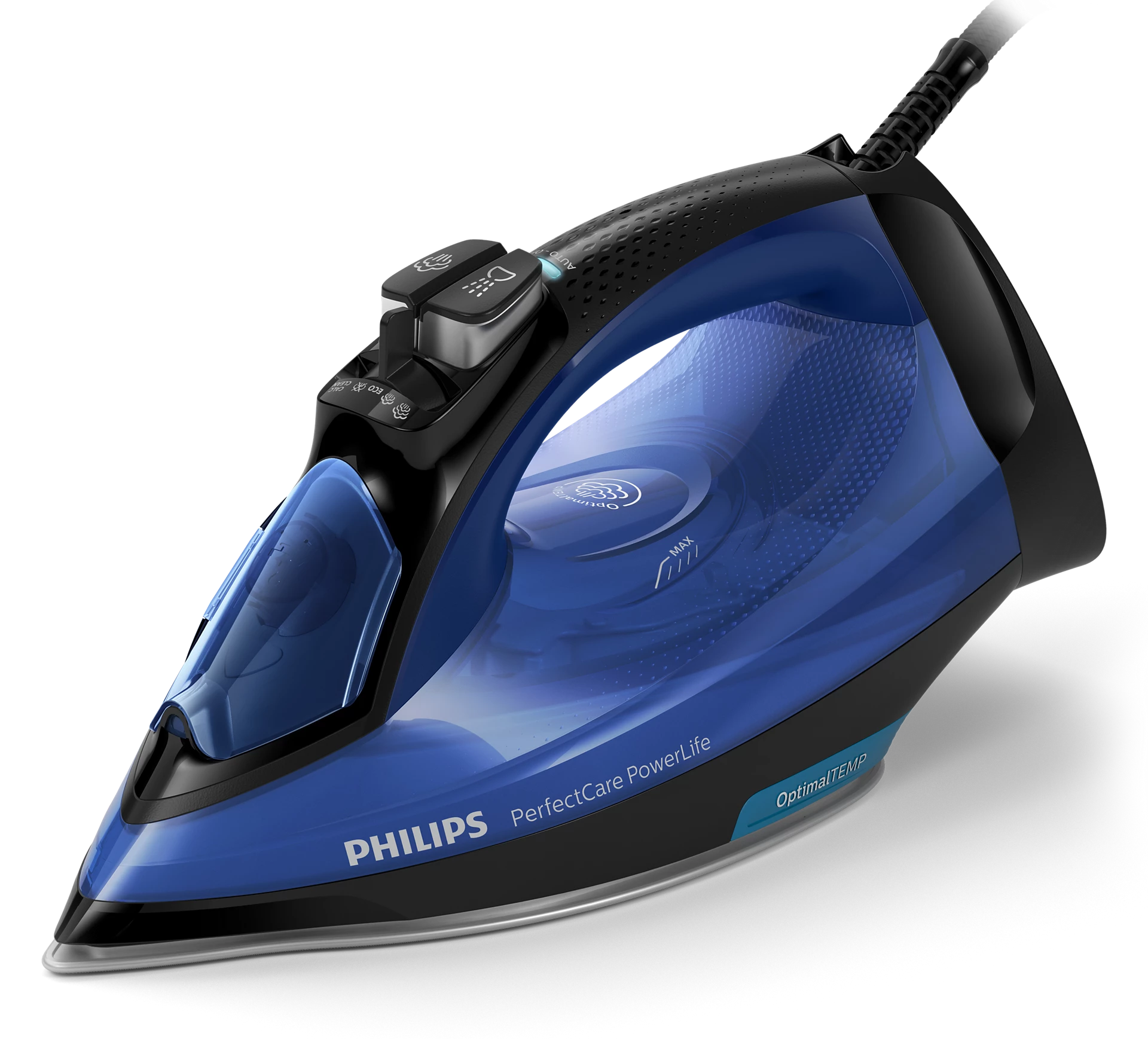 Philips Steam Iron GC3920 Perfect-Care Easier & Faster Ironing 2500W Powerful Heating,180g Steam Boost,45g/min Continuous Steam Output.