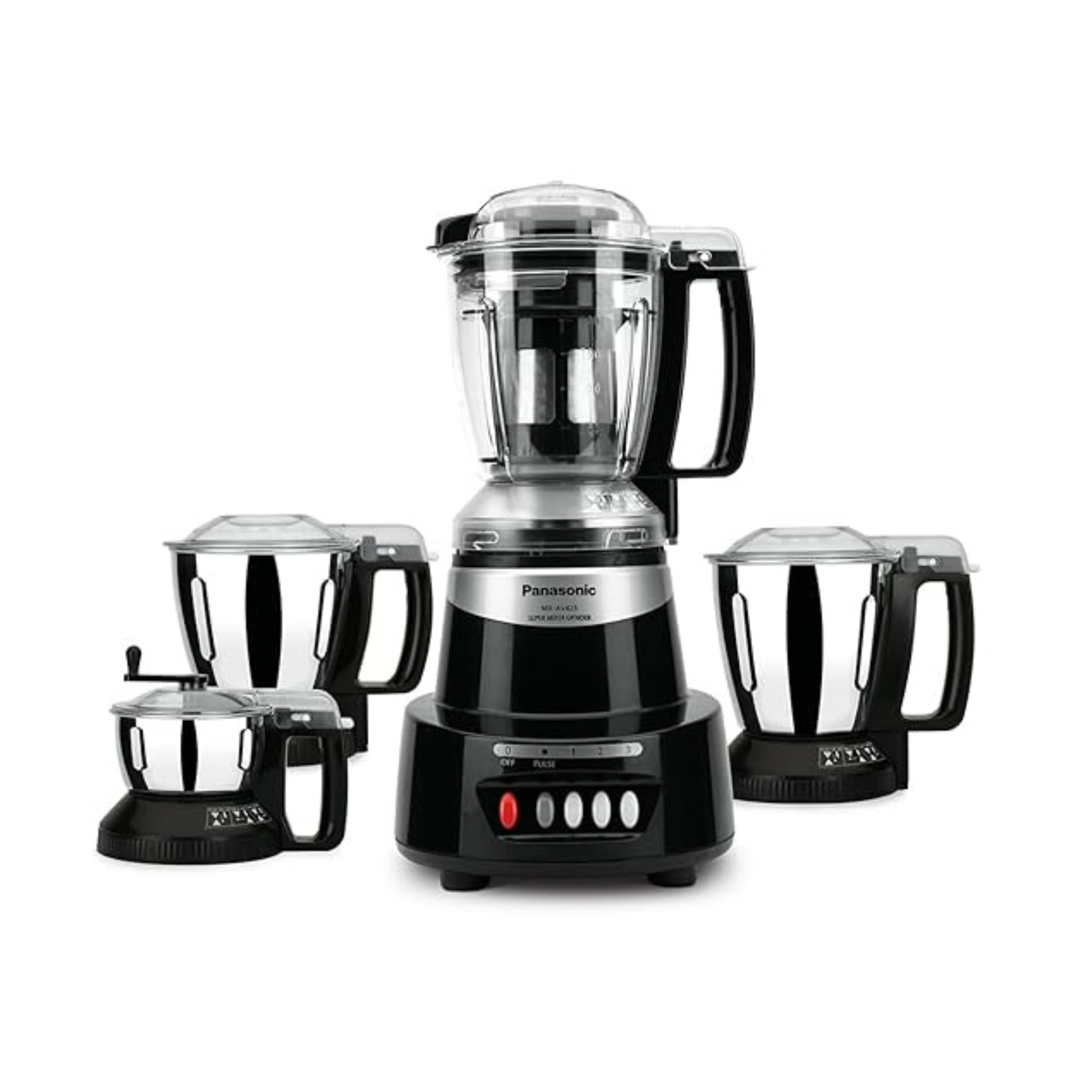 Panasonic MX-AV425 1500-Watt Powerful Super Mixer Grinder - Charcoal Black