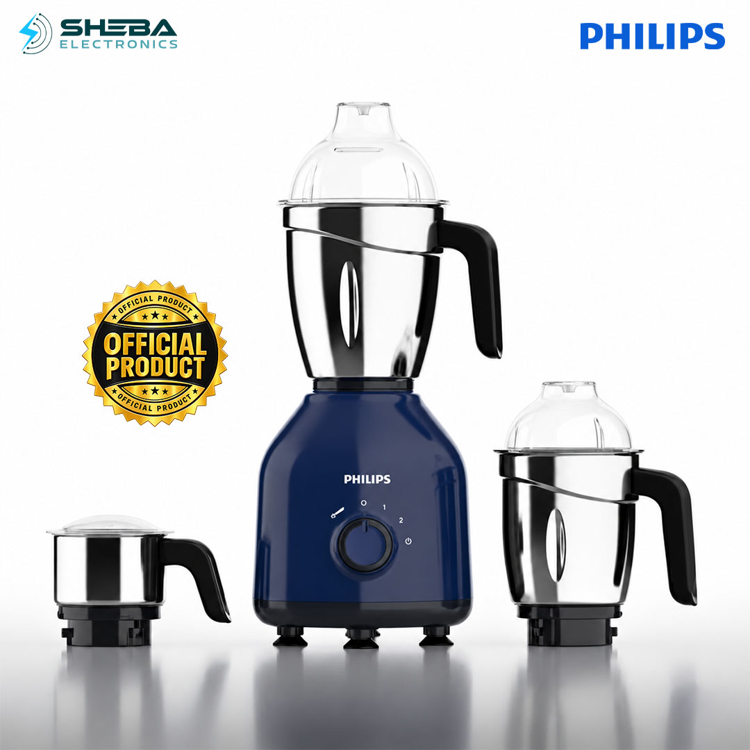 Philips HL7757/01 Mixer Grinder 750Watts 3 Jars - Premium Blue