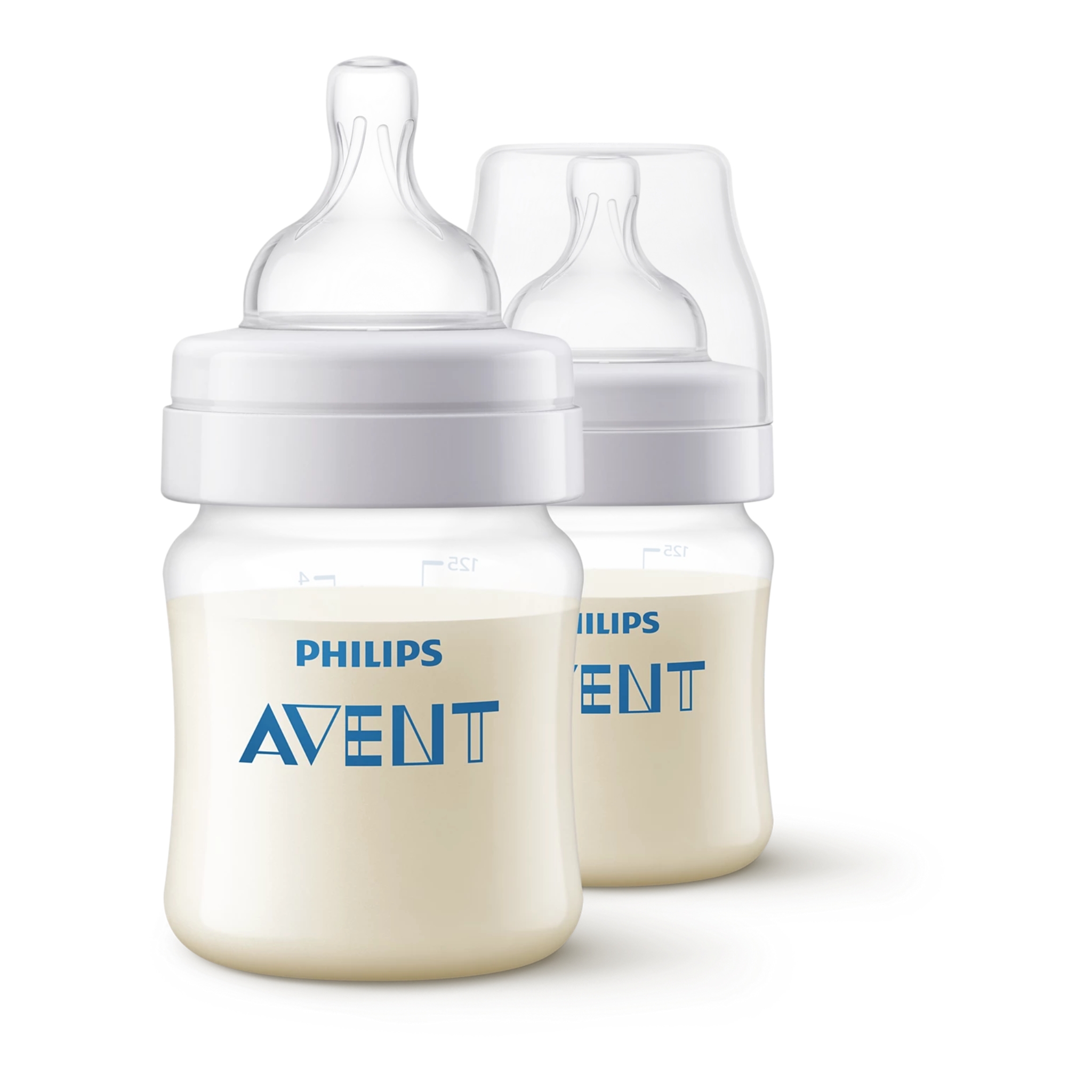 Philips Avent Anti-Colic Plastic Baby Feeding Bottles | SCY100/20 | 125ml