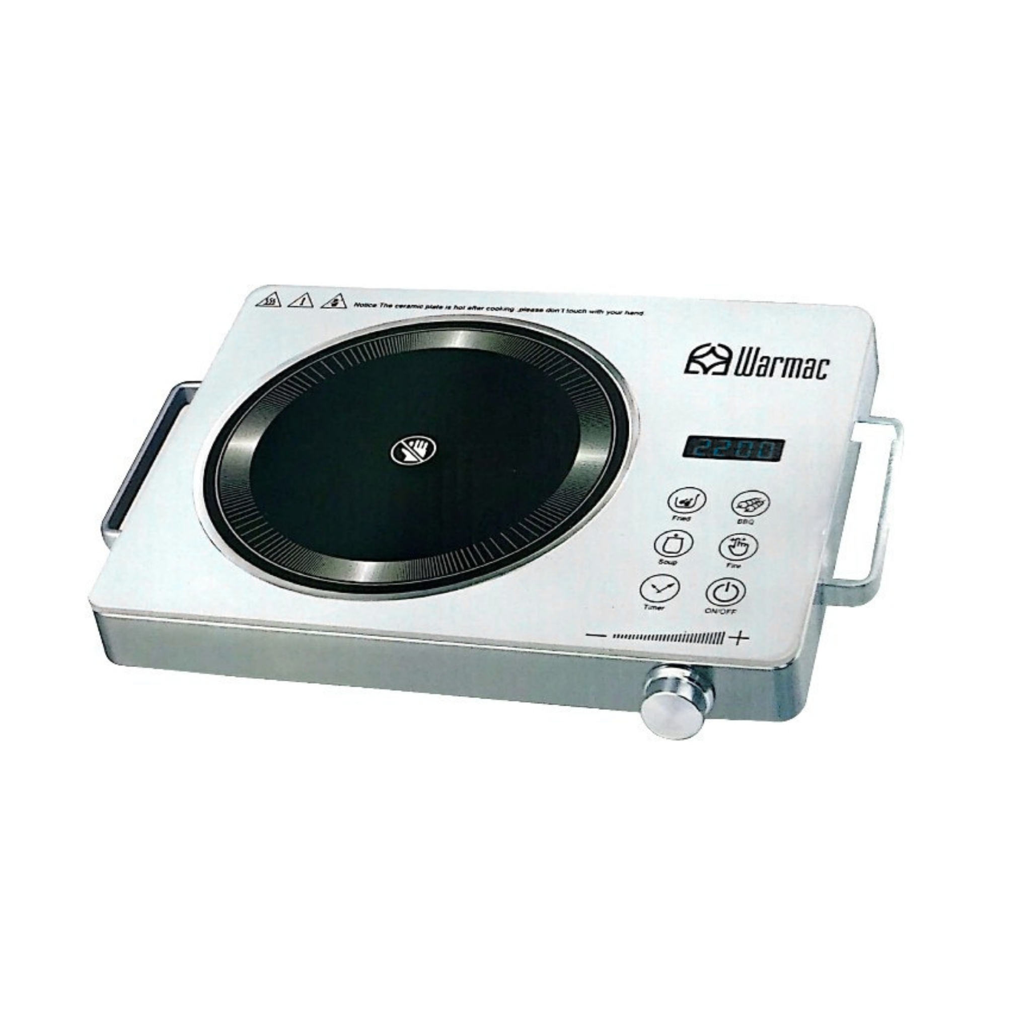 Warmac Infrared Cooker W1001 – 2200W Max Power, Zero Radiation, Safe & Durable Cooking