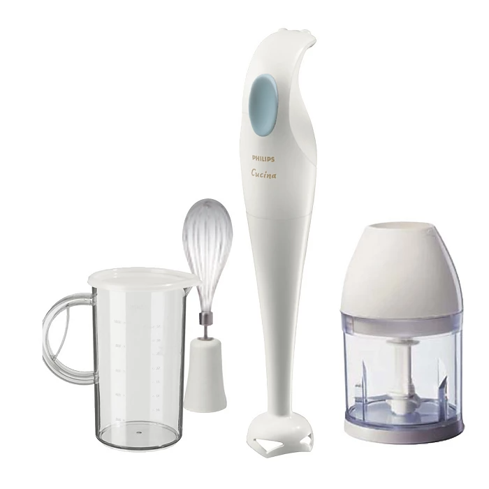 Philips HR1351/90 Hand Blender with Chopper 250 Watts-White